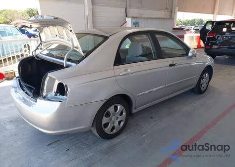 2009 Kia Spectra Ex из США, поврежденный, VIN KNAFE221395617774